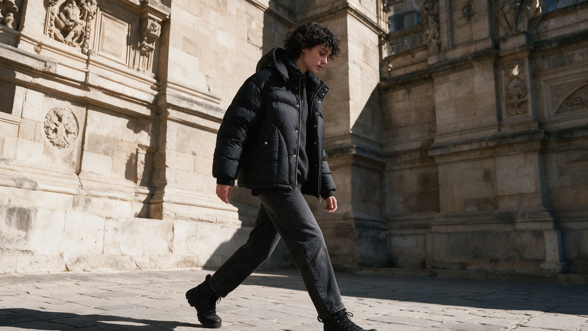 Winter streetwear outfits and layered bomber jacket | OFFCULTURE Journal