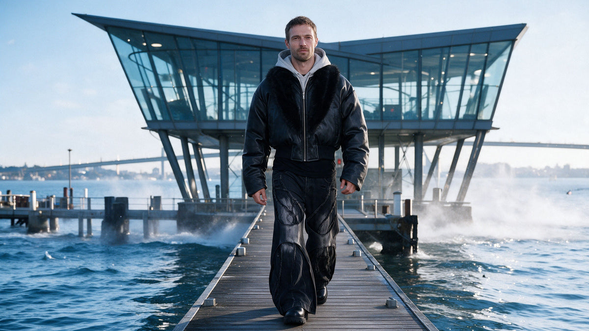 Men's Winter Streetwear Outfits Built Around a Black Jacket | OFFCULTURE Journal cover
