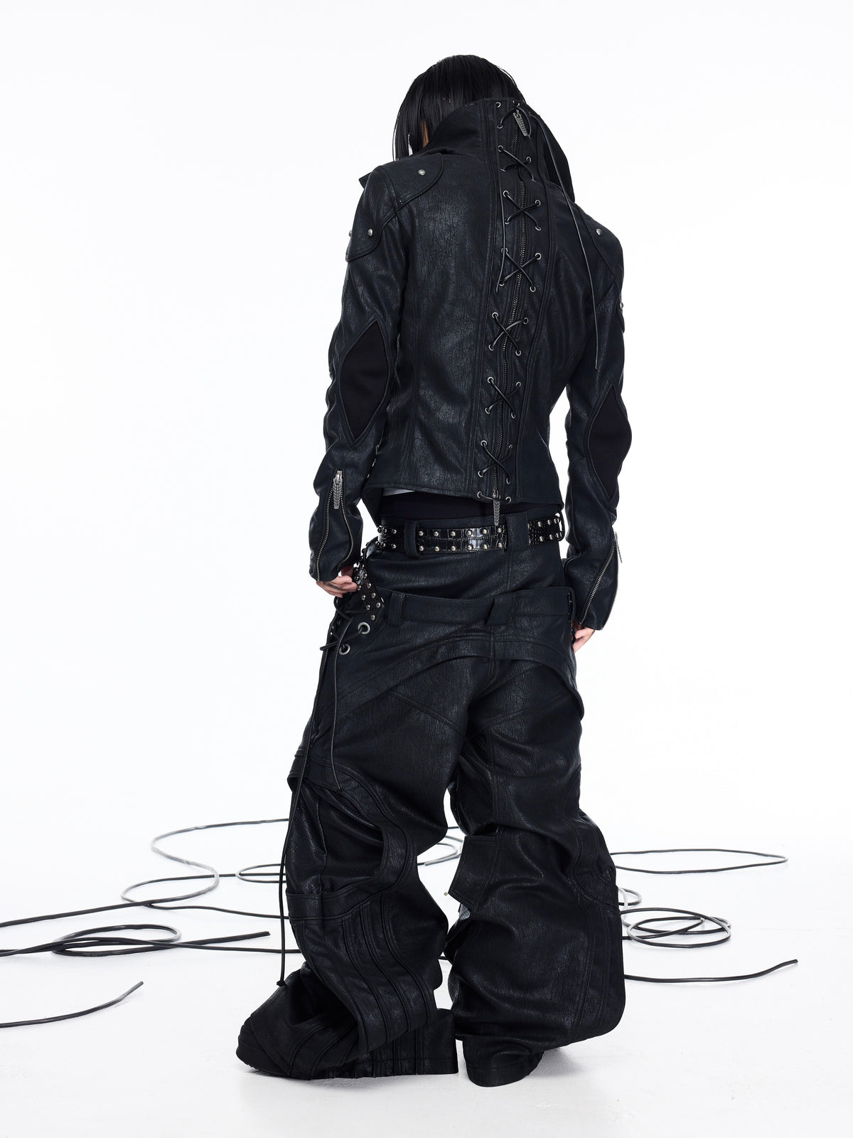 OFF AXIS LEATHER JACKET