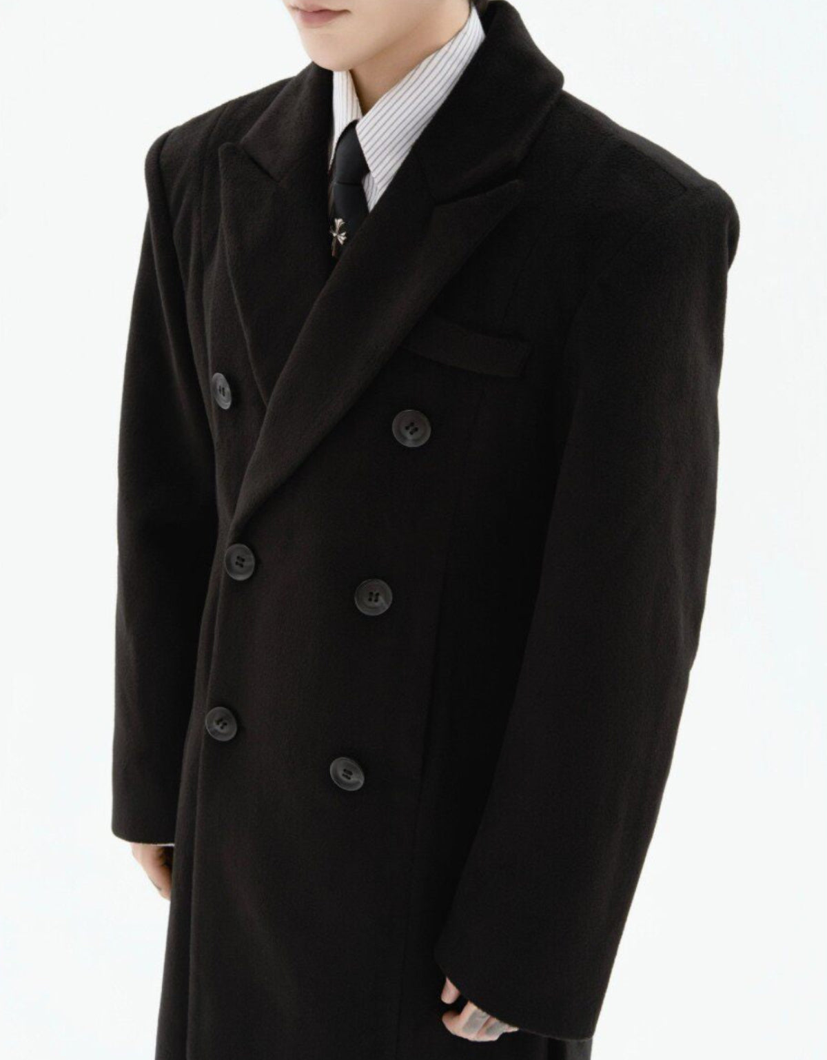 UNHOLY oversized long wool coat, additional product photograph 8 | OFFCULTURE®