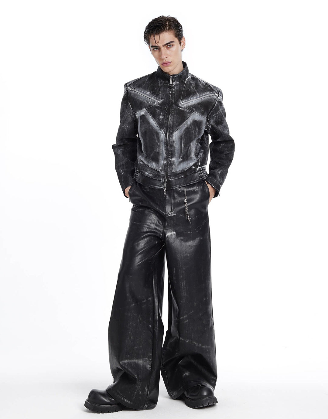 PANTALÓN DE CUERO PARA MOTOCICLISTA SSIN7 KNIGHT