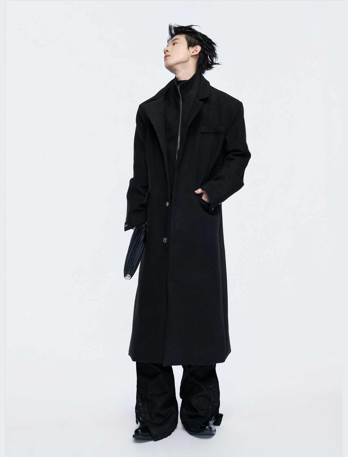 HALCYON LAYERED LONG COAT