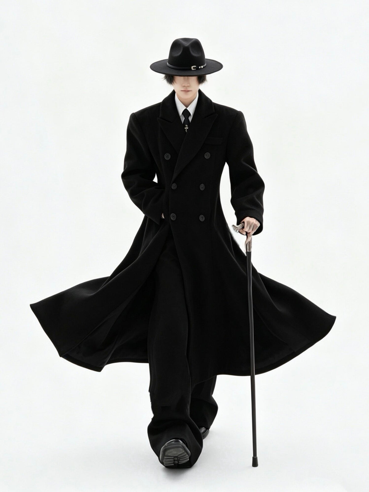 UNHOLY oversized long wool coat by OFFCULTURE