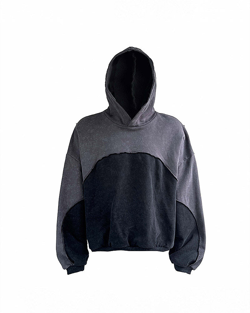 XEQUATION SUDADERA CON CAPUCHA COLOR BLOCK WASTE