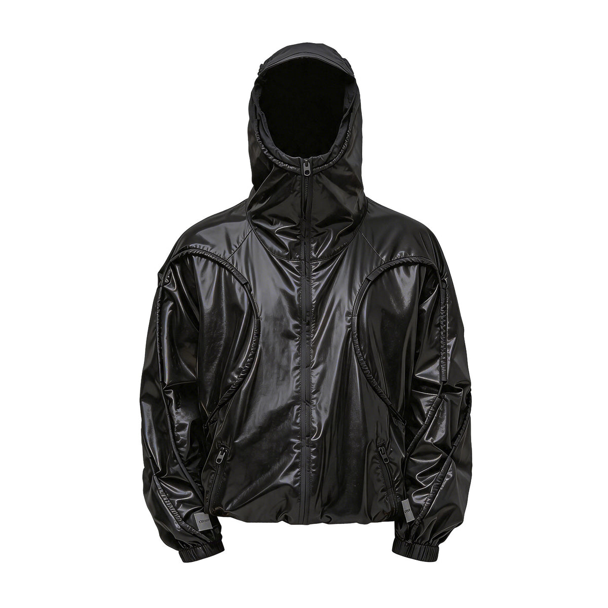 DRAWSTRING ULTRA-THIN SUN HOODED WINDBREAKER