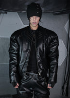 25AW SSIN7 KNIGHT SCALE BIKER JACKET