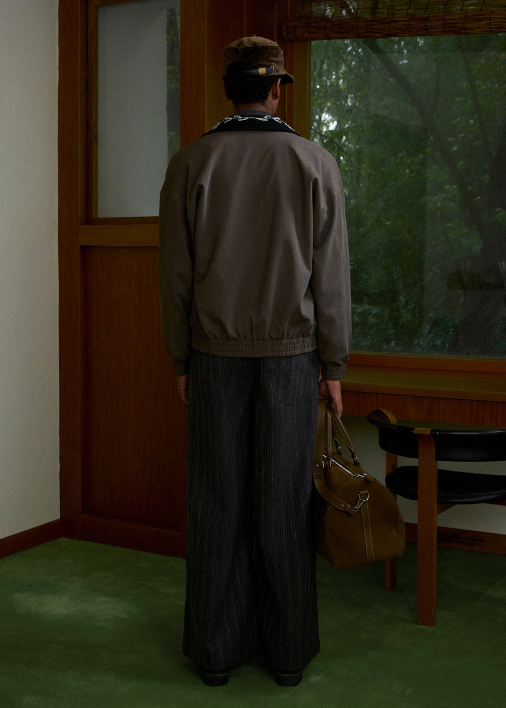 SCRIPT-X BEAD WOOL JACKET