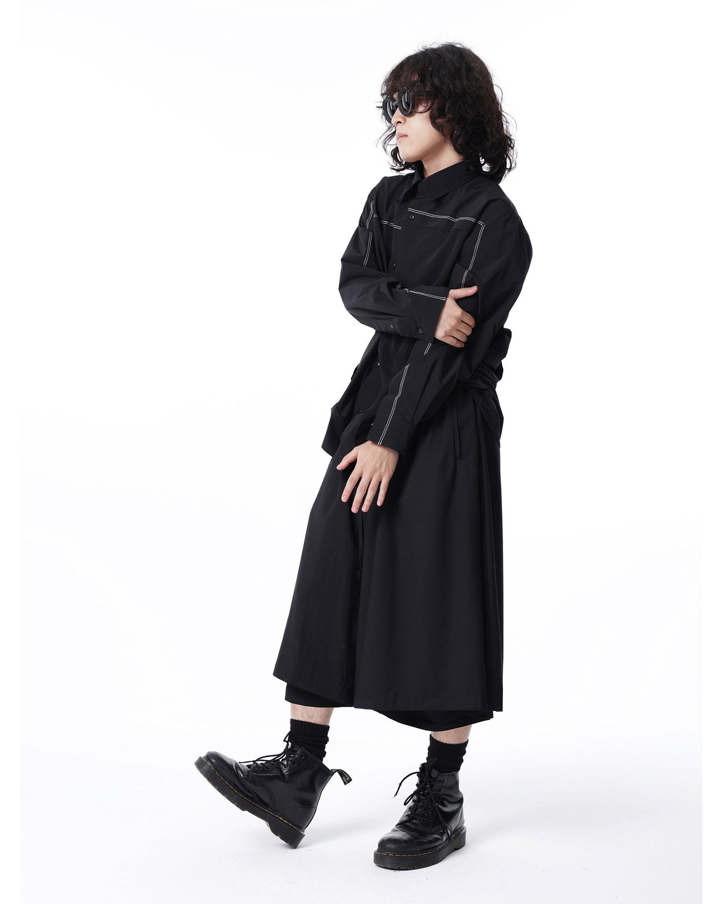 ASYMMETRIC DECONSTRUCTED SHIRT