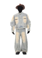 XCULTURE CURVED DENIM JACKET