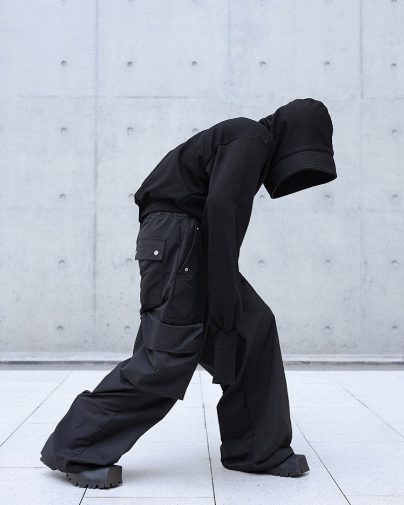 WIDE LEG CARGO PANTS