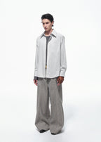 SCRIPT-X TWO-TONE PLAID SHIRT
