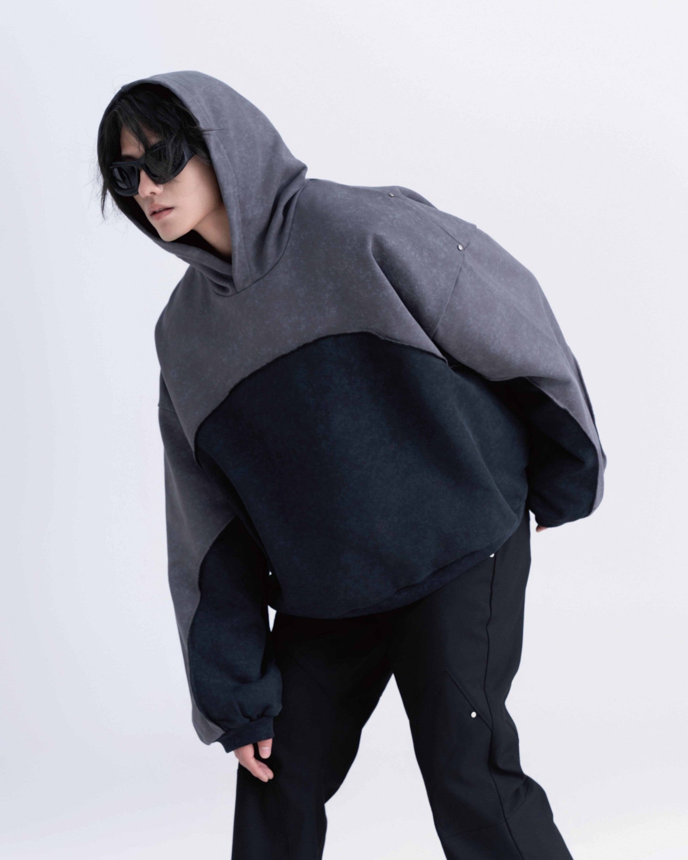 XEQUATION WASTE COLOR BLOCK HOODIE