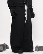 WIDE LEG ARC SWEAT PANTS