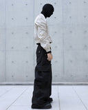 3D TAILORED DARK SHOULDER CROP JACKET