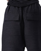 ZIPPER DETAIL HAREM SHORTS