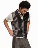CHALECO DE TRAJE A RAYAS OPENFLY