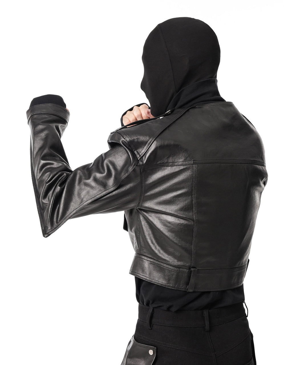 BIKER PADDED SHOULDER JACKET