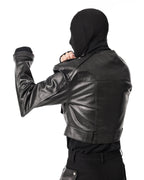 BIKER PADDED SHOULDER JACKET