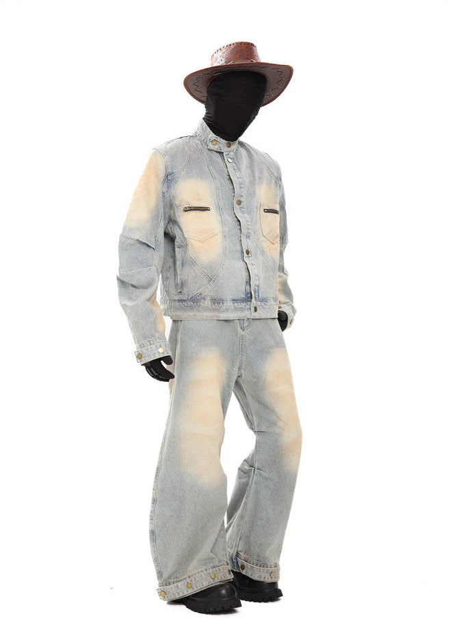 XCULTURE CURVED DENIM JACKET