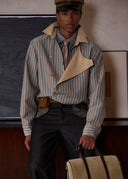 CHAQUETA RETRO OPENFLY A RAYAS