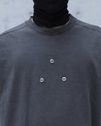 CROSS CUT HEAVY COTTON TEE