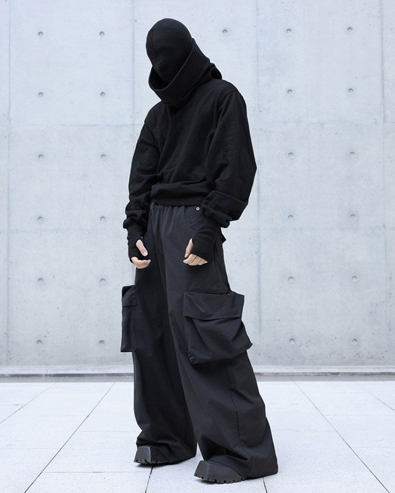WIDE LEG CARGO PANTS