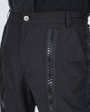 ZIPPER PARACHUTE FLARE PANTS