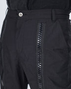 ZIPPER PARACHUTE FLARE PANTS