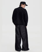 WOOL DECON STRUCTED PANTS