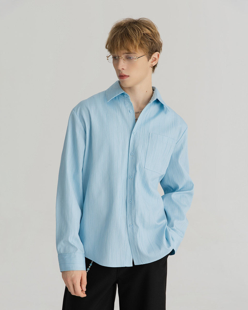 X EQUATION TEXTURED SHIRT
