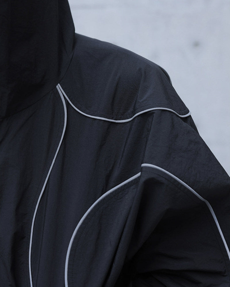 NICHE REFLECTIVE HOODIED WINDBREAKER