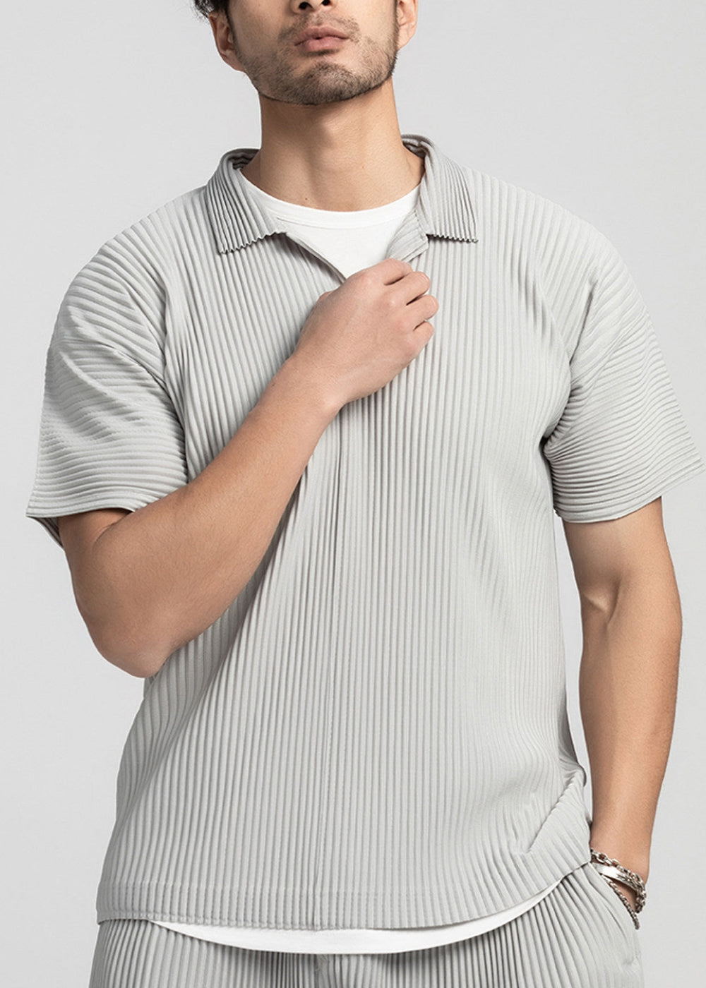OFF/SC JAPAN PLISSEE POLO
