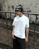 XEQUATION MUSIC SCORE PRINT TEE