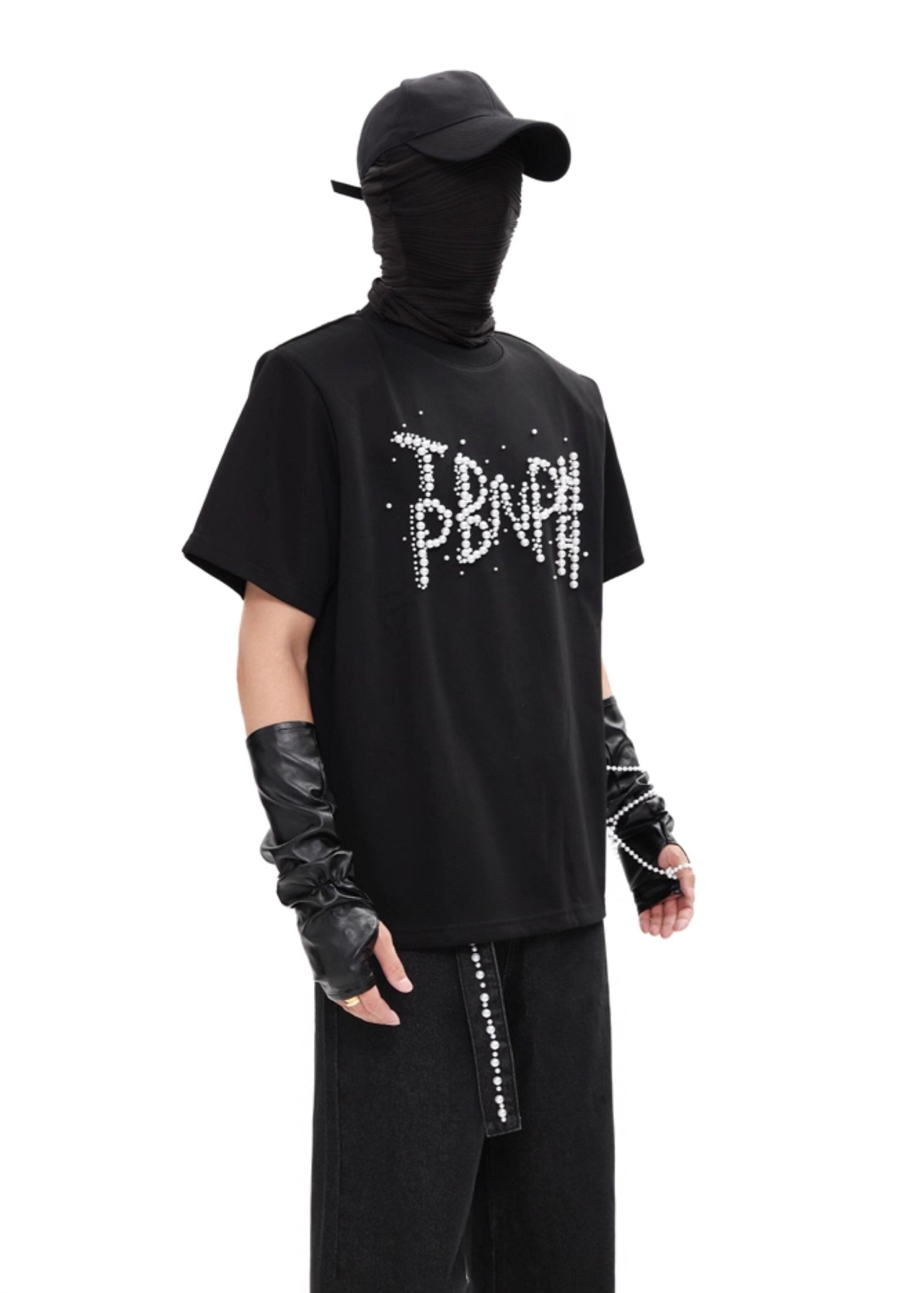 MANSON STUD SHOULDER TEE