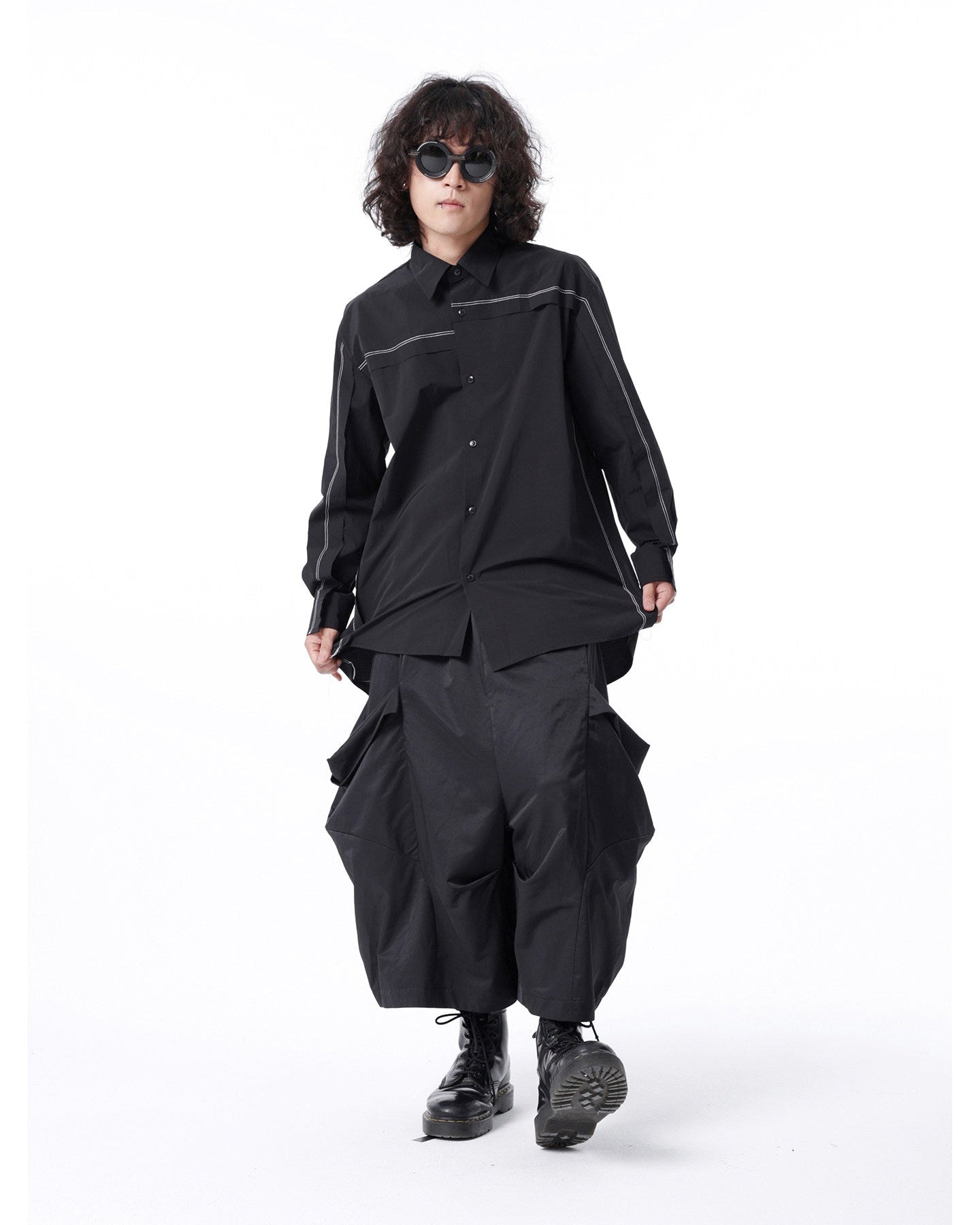 ASYMMETRIC DECONSTRUCTED SHIRT