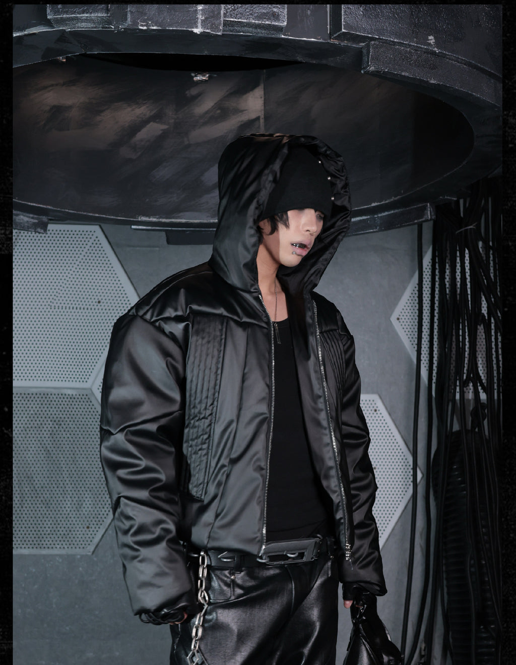 OFF/SC NIGHT ILLUSION ARMOR TEXTURE HOODIE