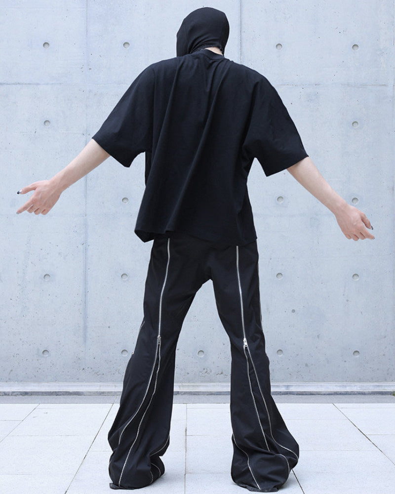 BOXYFIT HEAVY COTTON METAL BUTTON TEE