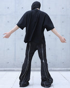BOXYFIT HEAVY COTTON METAL BUTTON TEE