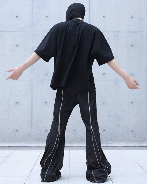 BOXYFIT HEAVY COTTON METAL BUTTON TEE