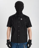 DECONSTRUCTED RIVET DETAIL SHIRT