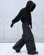 WIDE LEG CARGO PANTS