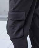 SPIKE DETAIL WIDE CARGO PANTS