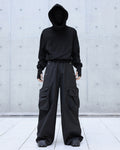 WIDE LEG CARGO PANTS