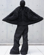 DOUBLE LAYER DISTRESSED FRINGE OPIUM JACKET