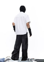 CAMISA MANSON OSCURA EN CAPAS