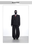 XCULTURE LUXURY STRIPED TAILORED BLAZER