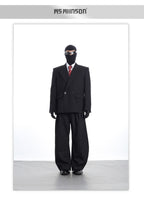 XCULTURE LUXURY STRIPED TAILORED BLAZER