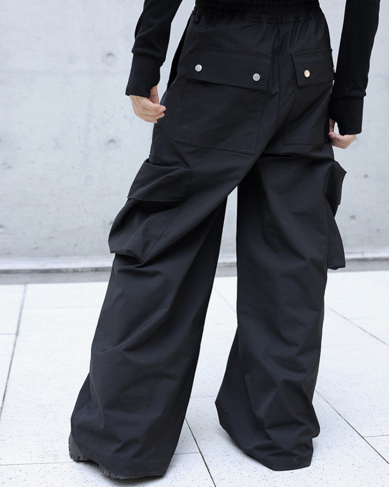 WIDE LEG CARGO PANTS