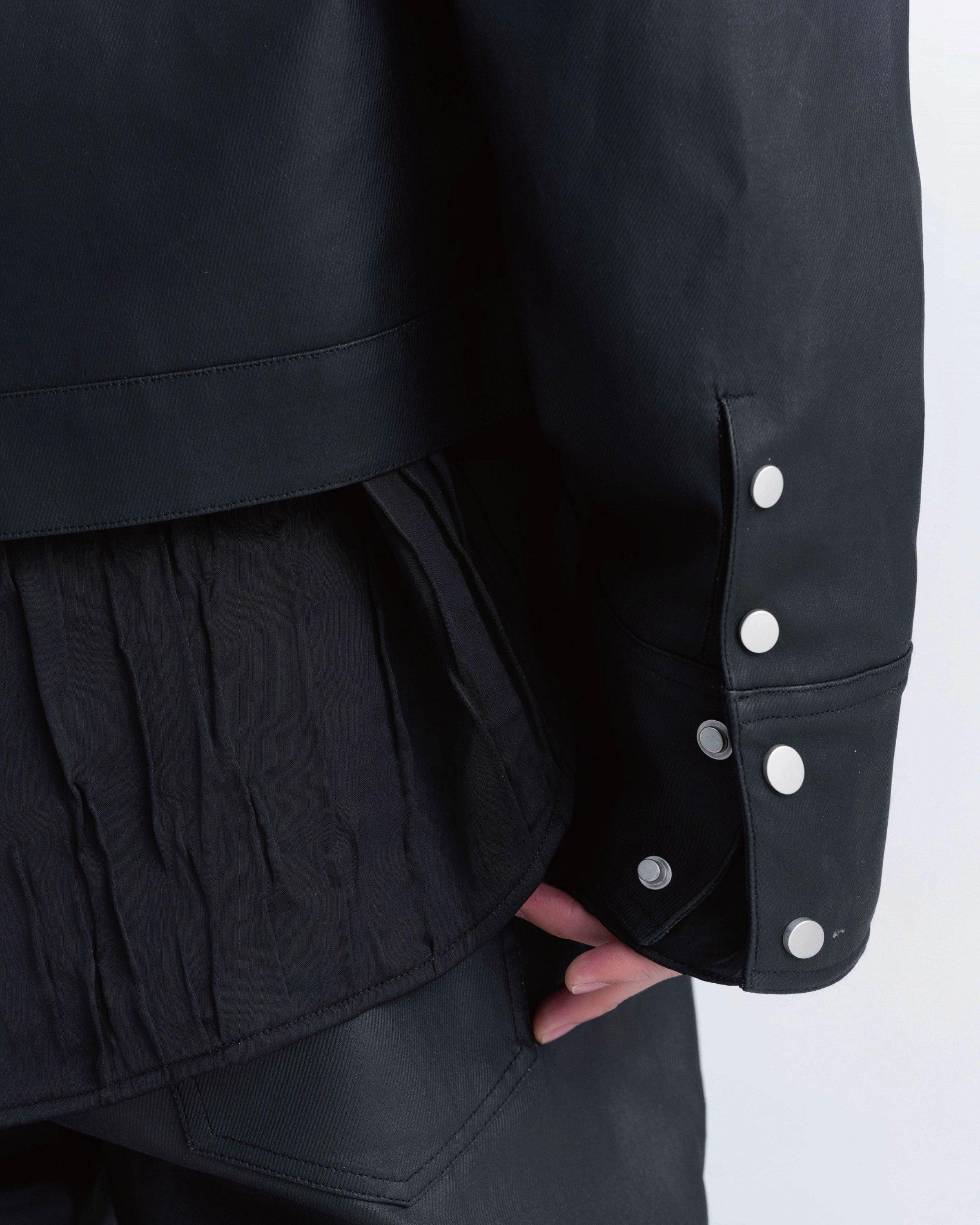 CHAQUETA BIKER ACOLCHADA DE CERA XEQUATION