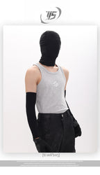 MANSON NIRVANA METAL LETTER SOLID TANK TOP